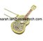 New Cute Jewelry Guitar USB Flash Drives Full Capacity Guaranteed supplier
