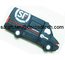Customized Car Shaped PVC USB Flash Disk, 100% Original and New Memory Chip