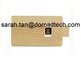 Hot Wooden Card USB2.0 Memory Stick Real Capacity USB Flash Pen Drive