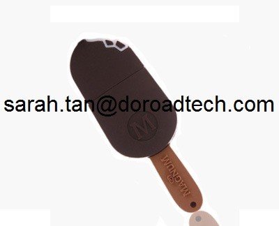 Lovely Ice Cream Shape USB Flash Drive OEM Price, Real Capacity Cute USB Pendrive