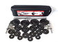 Strength training(weight lifting) adjustable 50kg Black Painting Dumbbell Barbell set supplier