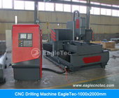 CNC Drilling Machine for Plate & Rectangular Tube Metal Steel Iron Tapping & Drilling 1000x2000mm