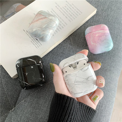 China Marble hard PC anti shock anti dust protect case cover for Apple airpods supplier