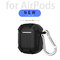 Shock Resistant Silicone Airpods Case Cover and Skin with Keychain for Airpods 1 &amp; 2 supplier