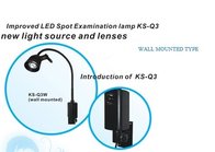 LED examination light,surgical light,medical light KS-Q3 black mobile 3W for small vet operation