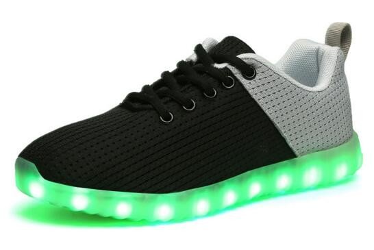 China Endurable Rechargeable LED Sneakers Electronics Light Up Shoes With Led Lamp supplier