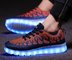 Cool Light Up Shoes , Lighted Tennis Shoes Facial Glowing Material Top supplier