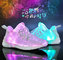 App Control Fiber Optic LED Shoes USB Rechargeable Endurable Glowing Sneakers supplier