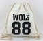 customized cotton drawstring backpack