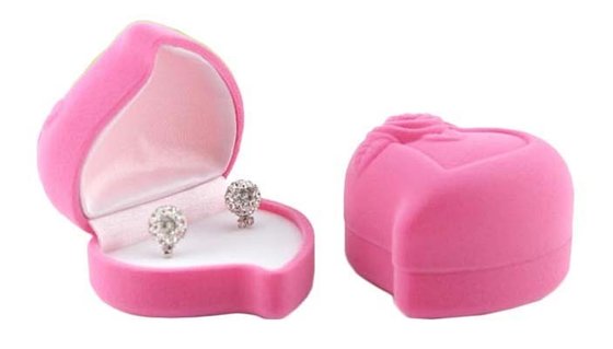 Valentines Day Gifts Boxes Packages Velvet Ring Boxes