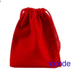 China russetish velvet pouch wrapping jewelry supplier