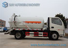 Dongfeng 4000L 100hp 4x2 Suction Type Sewage Vacuum Tank Truck for sale