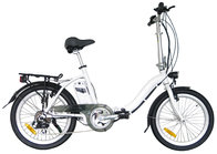 China Electric 20 inch folding bike With 24V / 10Ah li-ion battery  , Shimano 6 or 7 speed distributor