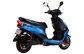 1200W Blue Adult Electric Motorcycle with 60V / 20Ah lead-acid battery supplier