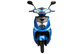 1200W Blue Adult Electric Motorcycle with 60V / 20Ah lead-acid battery supplier