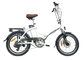 cheap White Foldable Electric Bike / Alloy Foldable E Bike With TUV Certificate