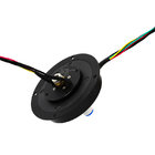 4 Circuits Solid Pancake Slip Ring Integrated Ethernet Signals without Space Limit For Rotary Door