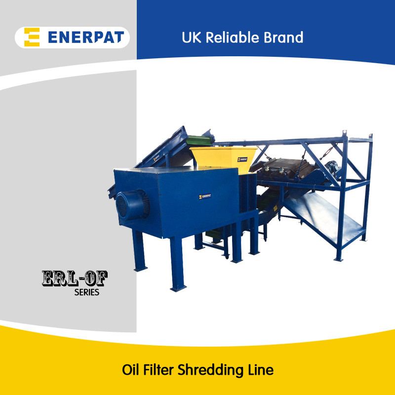 Engine oil filter shredder machine/oil filter recyling machine for sale with CE
