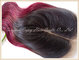 Silk top closure 4''x4'' peruvian virgin hair natural color /99j,body wave 10''-24'' supplier