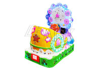 Cute Cat kids ride with animated movies amusement park kids swing car game machine