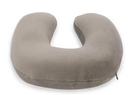 Visco Elastic U Shaped Memory Foam Pillow Multifunctional With Velboa Cover