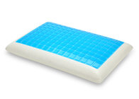 Comfort Square Memory Foam Pillow With Cooling Gel , Gel Top Memory Foam Pillow