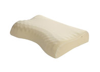 Beige Hypoallergenic Orthopedic Memory Foam Pillow For Travel Sleeping