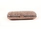 Pink Colored Glitter Clutch Purse , Box Shaped Metal Sequin Sparkly Evening Bags supplier
