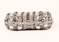 Multi Glitter Stylish Evening Stone Clutch Bag Detachable Chain For Party supplier