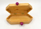Handmade Vintage Wooden Clutch Bag Slim Timber Box Shaped For Dinner Party supplier