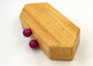Handmade Vintage Wooden Clutch Bag Slim Timber Box Shaped For Dinner Party supplier