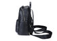 Real Cow Leather Multifunctional Bag , Large Capacity Student Black Backpack Purse supplier