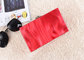 Wedding Hard Case Acrylic Clutch Bags , Ladies Red Clutch Bag With Silver Heart Glitter supplier