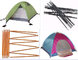 custom FRP pole fiberglass tent pole with fittings for camping tent supplier