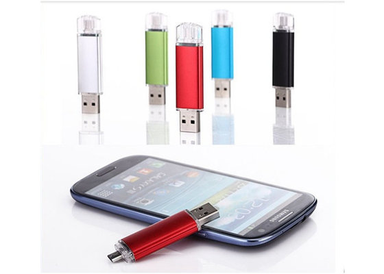 China Colorful USB Memory Stick Android USB OTG 68 * 17 * 8mm For Mobile / Computer supplier