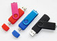 Smart Phone Usb 2.0 USB OTG Flash Drive , 16gb PVC / Metal USB Pen Disk supplier