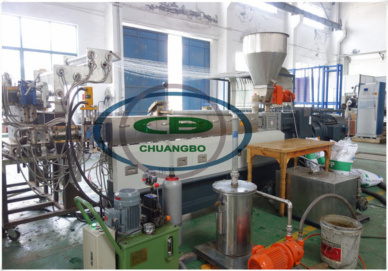 China Glass-Reinforced PP Compounds Long Fibre coated with plastic  LFT-G granules extrusion machine supplier