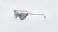 Summer cool Typical Cateye Sunglasses one piece lens half rims metal Eyeglasses UV 400 supplier