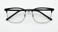 Unisex Rectangular Metal Eyeglasses with Handmade Acetate Combination Eye Frames Blue Light Blocking Reading Glasses supplier