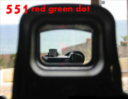 Tactical Holographic Sight 551 Red&Green Dot Sight Rifle Hunting Scope with 20mm Rail