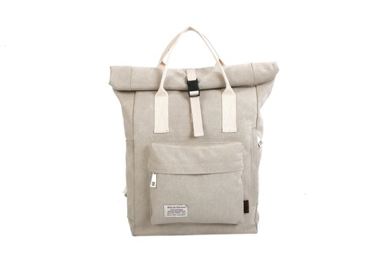 Produced and Hot sell the Handle of Canvas Backpack