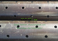 Black steel perforated pipe with high quality of perforated tube