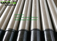 4'' Pipe based well screens wire wrap well screens with base perforated pipe