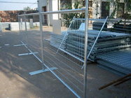 New Zealand standard temporary fence panel used to protect pedestrians