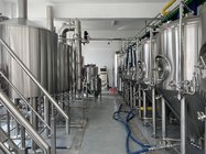 Automated brewing system for microbrewery commercial brewery