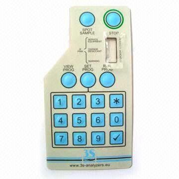 SGS PC Quakeproof Keyboard Membrane Switch For GPS , Tactile Membrane Switch