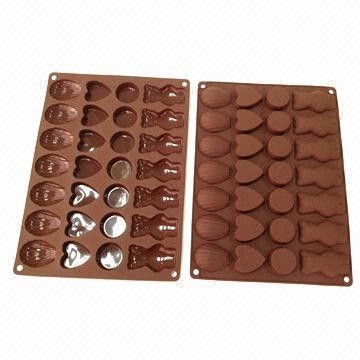 Professional FDA Silicone Kitchen Utensils Chocolate Mold For Children