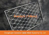 Flexible Stainless Steel Wire Cable Ferrule Mesh For Monkey Enclosure