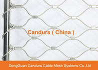 Flexible Stainless Steel Wire Rope Ferruled Mesh Net For Tiger Mesh