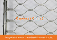 Flexible Stainless Steel Diamond Mesh For Building Construction
